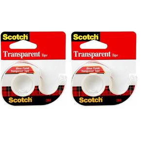 Scotch Transparent Tape 144, 0.5 in x 450 in (12.7 mm x 11.4 m) - Each