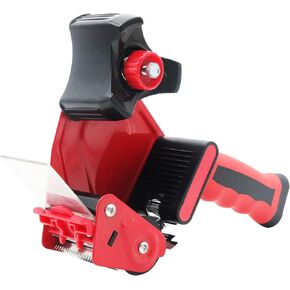 Packing Tape Dispenser Gun 2" Light Seal Packing for Use Tape Dispenser Gun for Shipping, Moving, Carton and Box Sealing-Red