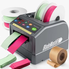 BladeMaster PRO Automatic Ribbon Cutting Machine │ Smart Auto Tape Dispenser Ribbon │ 2024 Upgraded Commercial Grade Intelligent Auto Tape Cutter USA (BladeMaster PRO (Gray))