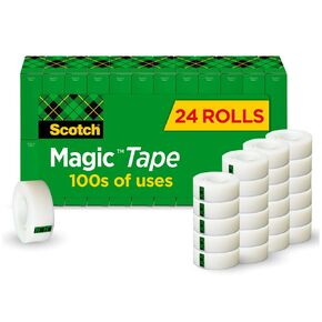 Scotch Magic Tape, Invisible, Home Office Supplies and Back to School Supplies for College and Classrooms, 3 Rolls