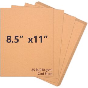 White Cardstock 8.5 x 11, 230gsm Cover Cardstock Paper, 85 Lb Heavy Card Stock for Printer, Card Stock Paper for Invitations, Scrapbooking, Crafts, Diy Cards, Decoration, Drawing (30 Sheets)