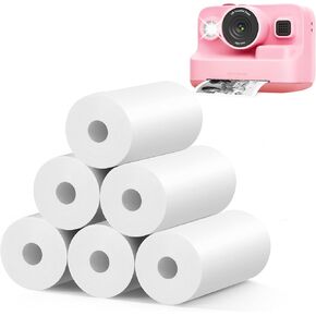 15 Rolls Instant Camera Refill Print Paper, HD Paper Camera, Kidizoom Print Camera Paper Refill for Most Kids Instant Camera (57X25mm)