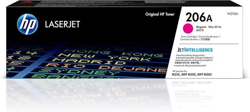 HP 206A Black and 206A Cyan, Yellow and Magenta Toner Cartridge Bundle (4 Pack)| Works Color LaserJet Pro M255, Color LaserJet Pro MFP M282, M283 Series in Saudi Arabia