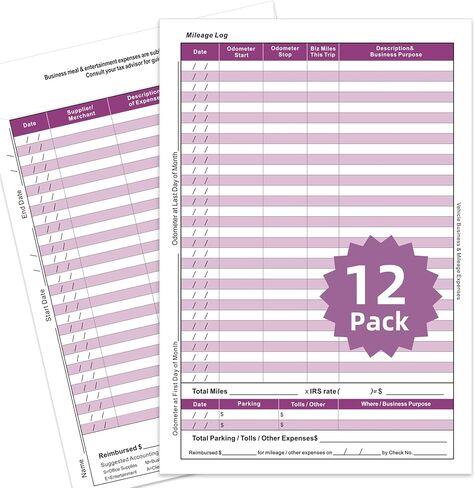 12 Pack Receipt Organizer & Expense Envelope(9.5 * 6.5Inches),hold Receipts, Expense Tracker, Mileage Log,Business Expense Ledger,Bill Organizer (Green) in Kuwait