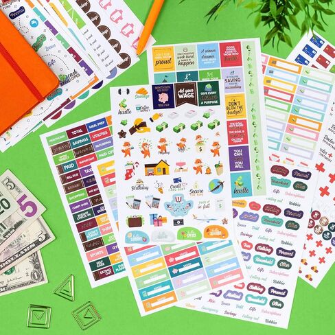 Clever Fox Seasonal Planner Stickers – 600+ Month, Holiday & Seasons Stickers for Your Planner, Monthly Journal & Calendar – 18 Sheets, Set of Stickers & Washi Tape by Clever Fox (Seasonal Pack) in Saudi Arabia
