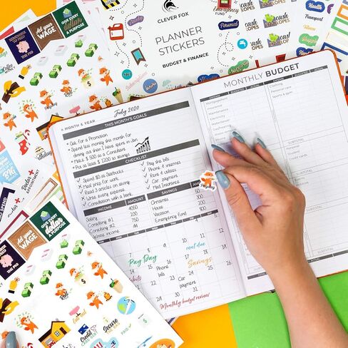 Clever Fox Seasonal Planner Stickers – 600+ Month, Holiday & Seasons Stickers for Your Planner, Monthly Journal & Calendar – 18 Sheets, Set of Stickers & Washi Tape by Clever Fox (Seasonal Pack) in Saudi Arabia