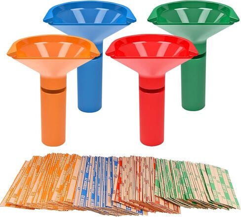Coin Storage & Sorter Tubes 4 Color – Coded Coin Counters Tubes and Assorted Coin Wrappers in Kuwait
