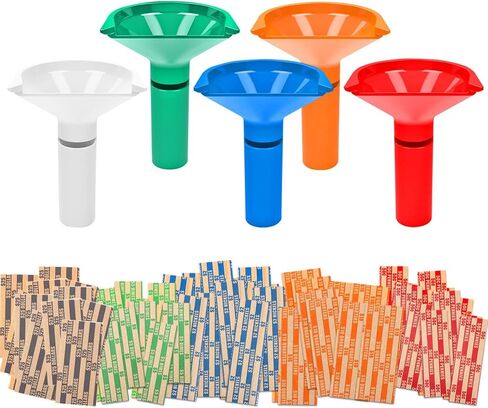 Coin Storage & Sorter Tubes 4 Color – Coded Coin Counters Tubes and Assorted Coin Wrappers in Saudi Arabia