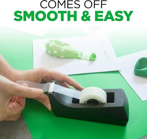 Scotch Desktop Tape Dispenser, Black, 2.7 in. x 2.7 in. x 6.4 in., 1 Tape Dispenser in Saudi Arabia