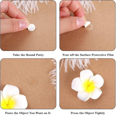 JANYUN 280Pcs Sticky Dot Stickers Clear Putty Sticky Tack for Decoration in Kuwait