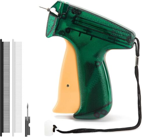 Stitch Gun for Clothes, Quick Clothing Fixer, Tagging Gun for Clothing, Sewing Kit Comes with 2 Fine Needles, 1000 Black & 1000 White Fasteners, Clothing Stitch Gun Tag Gun for Clothes in Saudi Arabia