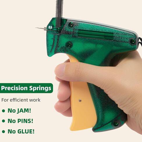 Stitch Gun for Clothes, Quick Clothing Fixer, Tagging Gun for Clothing, Sewing Kit Comes with 2 Fine Needles, 1000 Black & 1000 White Fasteners, Clothing Stitch Gun Tag Gun for Clothes in Saudi Arabia