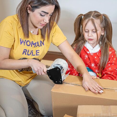 Mr. Pen - Packing Tape Dispenser Gun 2 بوصة ، حزمة 2 مع شريطين لفة ، شريط تعبئة شاق مع موزع ، شريط التغليف ، بندقية الشريط ، شريط التعبئة الصافي ، بندقية الشريط لصناديق التعبئة ، الشريط المتحرك in Kuwait