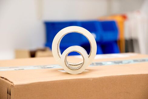 Scotch Reinforced Strength Shipping Strapping Tape with Dispenser, Clear, 1.88" x 360 in, 1 Dispenser/Pack (50) in Saudi Arabia