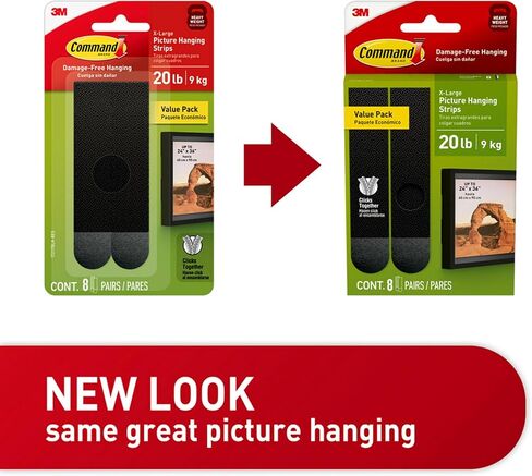 القيادة 20 رطل XL صورة ثقيلة شرائط معلقة 16 زوجًا (32 شريط قيادة) ، أضرار شماعات معلقة خالية in Kuwait