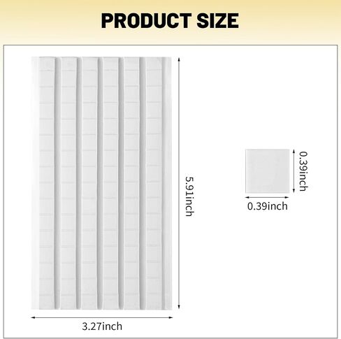 102 Pcs Adhesive Poster Sticky Tack, Removable Wall Safe Tack Putty for Wall Hanging Pictures, Cleaning, Nail (White) in Kuwait