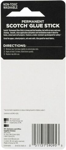 Scotch Glue Stick, .52 oz, Acid Free and Non-Toxic (6015) in Saudi Arabia