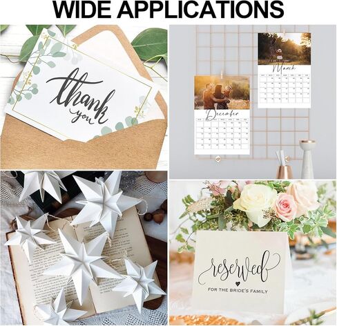 White Cardstock 8.5 X 11 ، 230gsm Cover Cardstock Paper ، 85 LB Stock Stock Brinter و Card Stock Paper للدعوات والخردة والحرف اليدوية وبطاقات DIY و DERITION و DRING (30 ورقة) in Kuwait