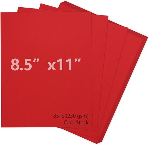 White Cardstock 8.5 X 11 ، 230gsm Cover Cardstock Paper ، 85 LB Stock Stock Brinter و Card Stock Paper للدعوات والخردة والحرف اليدوية وبطاقات DIY و DERITION و DRING (30 ورقة) in Kuwait