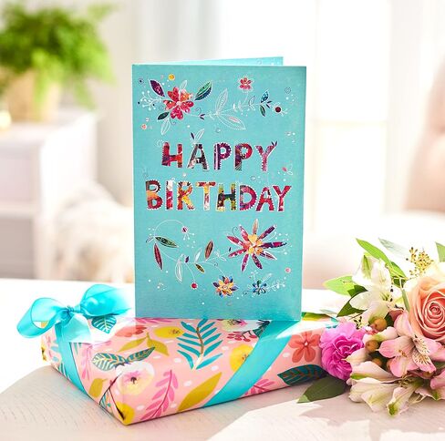 American Greetings Birthday Card for Her (Floral Happy Birthday) in Saudi Arabia