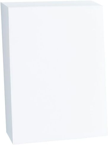 50 Sheets of Heavyweight White Cardstock Ideal for Business Cards, Art Projects, Invitations, and Stationery Printing | 80 lb Weight | 8.5 x 11 inches | Thick Cover Stock (216 gsm) | in Saudi Arabia