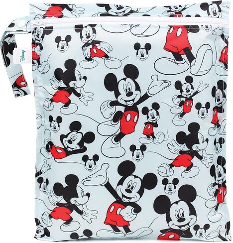 Bumkins Disney Ritproof Watrack Bag for Baby و Travel و Swim Suit و Clits Diapers و Pump Parts و Pool و Gym و Romith و Strap to Stroller و Daycare و Zipper Resulable Bag و Backing Backing و Friends Blue Blue in Kuwait