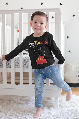 Luke and Lulu 2nd Dirthnd Shirt Boy - Mouse تحت عنوان عيد ميلاد القميص 2 - فتى عيد الميلاد 2 ، فتى - قميصان in Kuwait