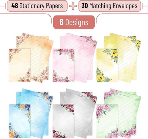 Mr. Pen- Stationery Writing Paper with Envelopes, 60 Letter Writing Paper with 30 Envelopes, Cute Stationary Set for Writing Letters, Stationary Paper, Writing Paper Stationary, Letter Set in Kuwait