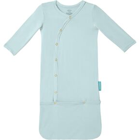 Supersoft Baby Sleeper Gowns, 4-Pack Premium Bamboo Viscose Infant Nightgown Sleepers Preemie Newborn Snap Bundles