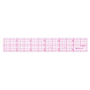 Westcott B-70 8ths Graph Beveled Ruler, 12 in