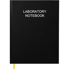 Lab Notebook/Laboratory Notebook - (.25" Grid Format), Laboratory Notebook Quad Ruled Science Lab Book with Grid Pages: Table of Contents for Chemistry, Physics, Biology, 8" x 10", Red