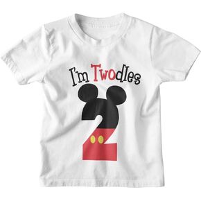 Luke and Lulu 2nd Birthday Shirt Boy - Mouse Themed Birthday Boy Shirt 2 - Premium 2nd Birthday Outfit Boy - Two Shirt
