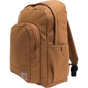 Carhartt 25L Classic Backpack, Durable Water-Resistant Pack W/ 15" Laptop Sleeve and Multiple Organizational Compartments, Black, PFAS Free