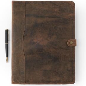 Leather Portfolio, Leather Binder with Pen, Leather Portfolio for Men and Women, Leather Padfolio, Leather Folder, Portfolio Binder, Business Portfolio Men and Women