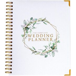 Your Perfect Day Wedding Planner and Organizer Set - Includes Calendars and Checklists Plus Stickers and Gold Pen - Bride to Be Planning Book Binder - Engagement or Shower Gifts