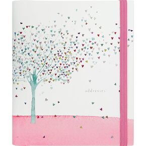 Tree of Hearts Large Address Book