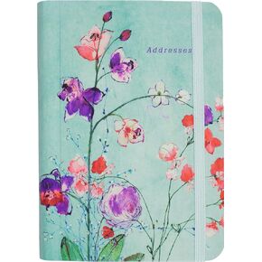 Fuchsia Blooms Address Book
