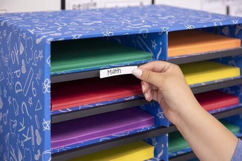 Bankers Box Classroom 15 Compartment Literature Organizer, Single (3384301),Blue in Kuwait