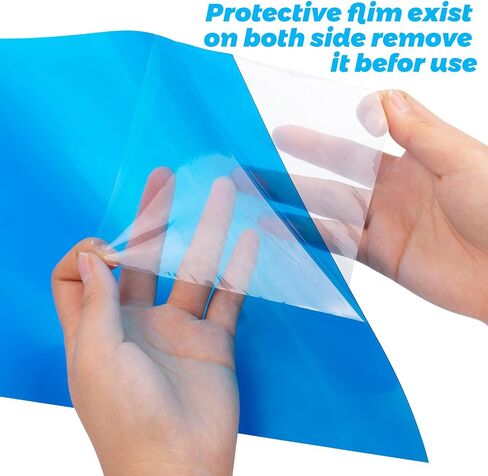 12 Pieces Colored Overlays Dyslexia Reading Strips, Dyslexia Tools for Kids, Dyslexia Reading Strips for Dyslexia Irlens, ADHD and Visual Stress (A5) in Saudi Arabia