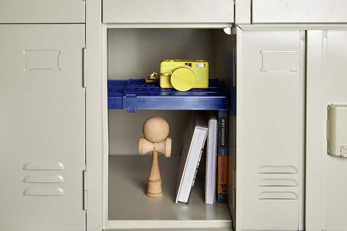 It's Academic LockerMate Adjust-A-Shelf Locker Shelf, Easy to Use, Extends to Fit Your Locker, Blue in Saudi Arabia