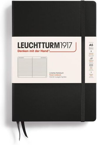 LEUCHTTURM1917 - Re:Combine Your Thoughts - Hardcover Notebook - 251 Numbered Pages (Plain Paper, Sky) in Kuwait