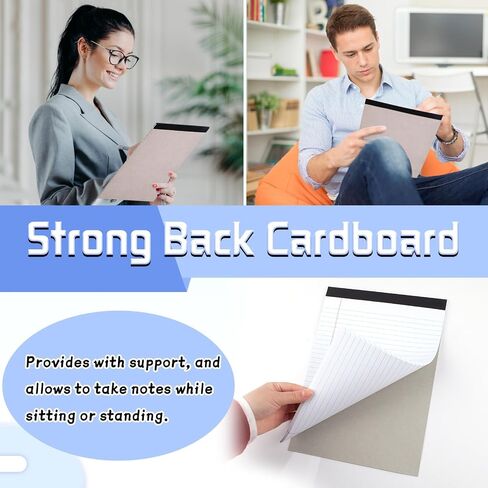 3 Pack Legal Pads Refills Note Pads, Writing Pads 8.5 x 11 Inches, Memo Pads Lined Writing Note Pads, Letter Size Legal Pad Wide Ruled Lined Pads Legal Rule for School Office（30 Sheet per Pads） in Kuwait
