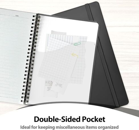 Journaling Notebooks, Lined Spiral Journal Notebook for Women & Men, 146 Pages College Ruled Hardcover Note Book for Work, Note Taking, Journaling, School, Writing, A5(5.5''x8'') in Kuwait