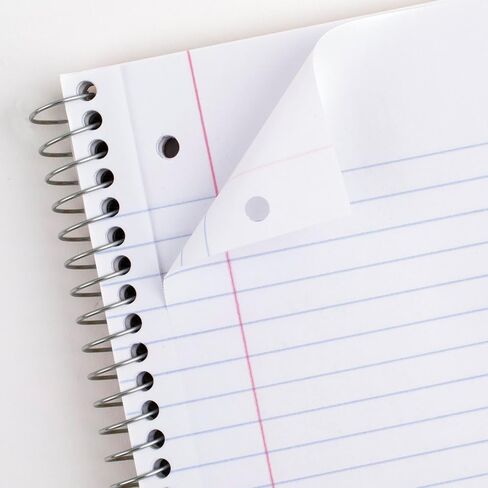 Mead Spiral Notebooks ، 6 Pack ، 1-Signject ، College Recoed Paper ، 8 "× 10-1/2" ، 70 ورقة ، ألوان زاهية متنوعة (830050-ECM) in Kuwait