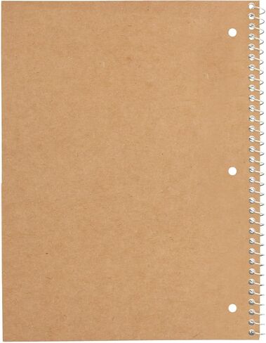 Mead Spiral Notebooks, 6 Pack, 1-Subject, College Ruled Paper, 8" x 10-1/2", 70 Sheets, Assorted Pastel Colors (830049) in Saudi Arabia