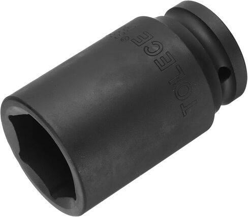 uxcell 3/4-Inch Drive 19mm 12-Point Deep Impact Socket, CR-MO Steel 78mm Length, Metric Sizes in Kuwait