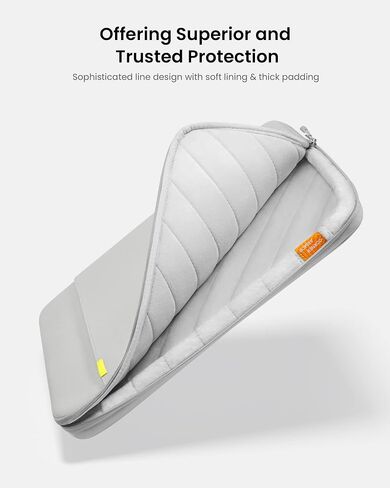 tomtoc 360° Protective Laptop Sleeve for 15-inch MacBook Air M4/A3241 2025, M3/A3114 2024, M2/A2941 2023, 15-inch MacBook Pro A1990 A1707, Dell XPS 15 Plus Laptop, Water-Resistant Computer Case Bag in Saudi Arabia