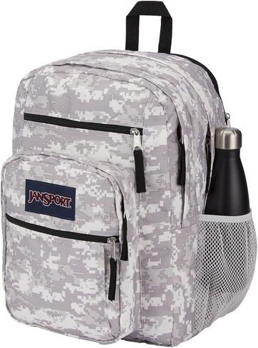 حقيبة الظهر Jansport Laptop - حقيبة كمبيوتر مع مقصورتين ، وأشرطة كتف مريحة ، وأكمام الكمبيوتر المحمول 15 "، ومقبض النقل - حمول الكتب - الأسود in Kuwait