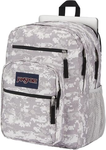 حقيبة الظهر Jansport Laptop - حقيبة كمبيوتر مع مقصورتين ، وأشرطة كتف مريحة ، وأكمام الكمبيوتر المحمول 15 "، ومقبض النقل - حمول الكتب - الأسود in Kuwait