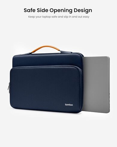 tomtoc 360 Protective Laptop Carrying Case for 15.6 Inch Lenovo, HP, ASUS, Dell, Acer Laptop Notebook Ultrabook, Water-Resistant Shockproof Carrying Case Bag with Accessory Pocket in Kuwait